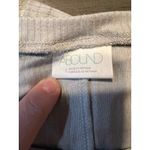 Abound  Crop Top Long Sleeve Ribbed Knit Athleisure Casual Gray Size‎ L Photo 1