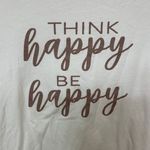Think Happy Be Happy Graphic Tee Multiple Size M Photo 2