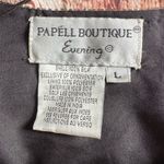 PAPÉLL BOUTIQUE Evening Black Silk Beaded Blazer Size L Size L Photo 3