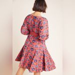 Anthropologie  Juniper Embroidered Swing Dress Floral Size XS Photo 2