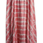 Maurice's  Maxi Skirt L Pink White Tie Dye Elastic Waist Long Summer Beach Casual‎ Photo 0