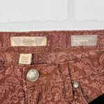 Kim Rogers‎ Vintage America Matchstick Skinny Damask Print Pants 10 Brown Photo 5