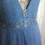 Unique Tanami Plunge Neckline Dress Blue Size M Photo 2