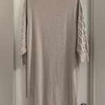 Free People Women’s Nicole Oversized Sweater Dress Beige Tan Size XS Photo 6
