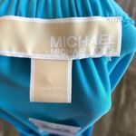 Michael Michael Kors scoop neck cold shoulder chain strap top size large Blue Photo 6