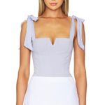 Free People X Intimately FP Lola Bodysuit in Icelandic Blue  Photo 3