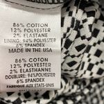 Nanette Lepore  Black White Printed Pleated Front Pants Women's Size 12 Photo 6