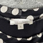 Weston Dress Black White Polka Dot Print Sleeveless Party Cocktail Size Small Photo 6
