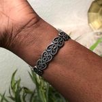 Rare Custom Goth grunge whimsygoth Large chunky green turquoise Photo 1