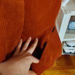 Josephine Chaus Size 4 Burnt Red Corduroy Business Boho Blazer Photo 8