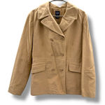 Gap Y2K Double Breasted Jacket Tan Corduroy Size L NEW Deadstock Photo 0