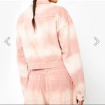 Momokrom Pink Tones Tie Dye Boxy Denim Jacket Photo 1