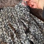 Free People  Floral Black and White Women's Shirt Photo 6