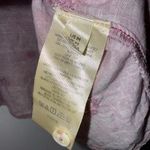 Pilcro Anthropologie  Whitney Embroidered Trapeze Button Down Purple M Photo 4