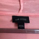 J Jill Wearever Open Front Long Cardigan Large Sweater Rayon Blend Apricot Peach Orange Photo 3