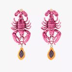 ZARA 2025  Pink and Orange Lobster Earrings Photo 1