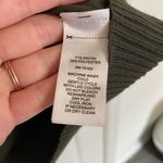 Cable & Gauge NWOT  women’s dark green soft knit warm cowl‎ neck sweater large Photo 4