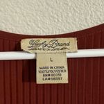 Lucky Brand 5/$55 !! 🔥  Rust Sleeveless Blouse Photo 1