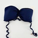 Eberjay Eberjey Deep Blue Oona Beach Glow Strapless Bikini Top Women's Size Medium M NWT Photo 0