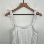 Altar'd State Altar’d State White Ruffled Strap Tired Dress cotton size Large Photo 2