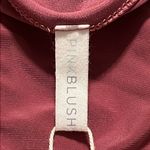 Pinkblush  size large womens wrap dress knee length long sleeve stretchy material Photo 3