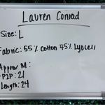 LC Lauren Conrad Lauren Conrad EUC blue jean inspired tank with embroidered eyelet bottom/ detail Photo 5