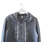 Alternative Apparel Burnout Boxy Hoodie Cotton Blend Sweatshirt SZ S #1268 Photo 1