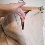 Pretty Little Thing Strapless Ruched Bodycon Midi Dress Womens 12 Tan Baddie NWT Photo 6