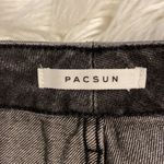PacSun  Mom Jeans size 24 brand new with tag inseam 27” color distressed black Photo 11