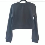 Juicy Couture New Cropped Sweatshirt Size Medium Women’s Black Photo 7