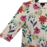 J.Jill  Womens Extra Small XS Floral Garden 3/4 Sleeve Scoop Neckline Dress Photo 1
