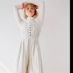 Free People  XS Size 0 Stripy Tie One-Piece Jumpsuit Jumper Photo 3