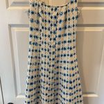 Christian LaCroix  Blue and White Patterned Dress Photo 3