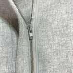 J.Crew Gray Stadium Cloth Wool Cocoon Zippered Coat 00 Photo 7