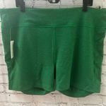 Outdoor Voices Plus Size 5 inch Warm Up Shorts in Green Color Size XXXL Photo 0