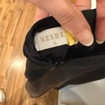 Meshki  Black and White Halter Gown Cocktail Dress Photo 4