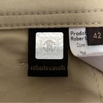 Roberto Cavalli Beige Gold Flare Monogram Button Patch Pockets Mid Rise Pants 42 Photo 10