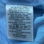 Maeve Anthropologie   Dress Size Medium Boho Preppy Embroidered Gauze Crinkle Photo 5