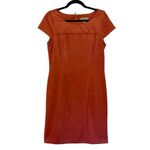 Nanette Lepore  faux suede coral sheath dress 10 Photo 9