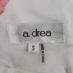 Adrea Pink and White Maxi Dress Size Small Pink Chiffon Wedding Guest Dress Photo 7