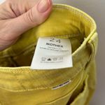 Mother Superior Jeans The Scrapper Cuff Ankle Fray in Golden Yellow Size 24 Photo 11