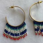 Rebecca Minkoff NEW!  Boho Beaded Hoop Earrings Photo 5