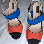 Eloquii  Women's Blue and Orange Sandals Photo 4
