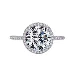 Sterling Silver SIZE 9 925 Round Sparkling AAAAA CZ Ring Photo 0