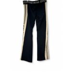 BCBG Max Azria Top Pant Track Suit 2 Piece Set Wide Leg Jacket Women's M Photo 5