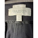 Talbots  Curvy Black Dress Pants Women’s 12P Stretch Ankle Photo 3
