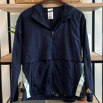 Adidas  Cinchable Running Hooded Windbreaker Light Spring Jacket w/Pockets, S Photo 0