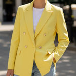 Liu Jo Yellow /Green Women's Blazer(Size 8) Photo 0