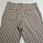 A New Day Mid Rise Gingham Print Skinny Ankle Pants Size 8 Preppy Casual Neutral Photo 6