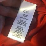 Halston Heritage Chiffon Halter Maxi Dress Sz. 16 Red Draped Neck Cockta… Photo 10